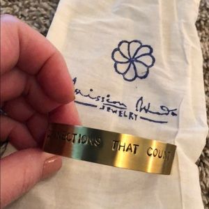 Mission cuff bracelet, gold